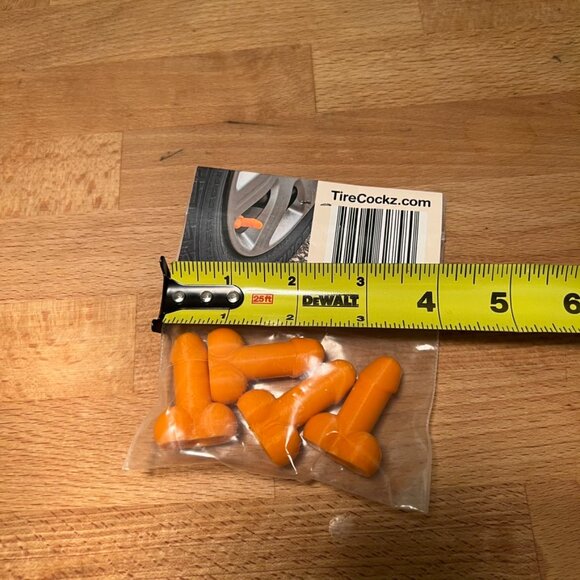 Tire Air Plugs Bachelorette Gag Gift - Picture 4 of 5